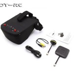 LS-800D FPV G0ggles con DVR 5.8G 40CH 5 pollici 800x480 diversità Video auricolare costruire in batteria testa Tracker RC FPV Racing Drone